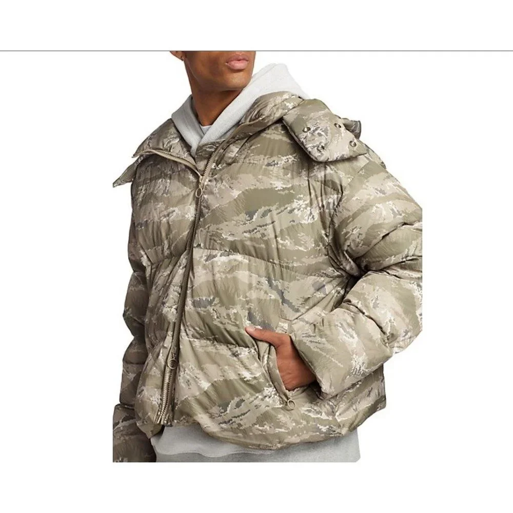 Stampd Digital‎ Tiger Camo Down Puffer Jacket Mens Large SLA-M2686JK-DTC New